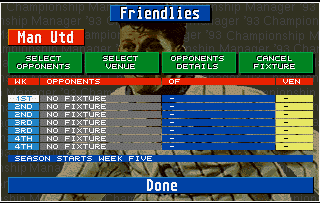 Championship Manager '93 screenshot