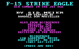 F15 Strike Eagle screenshot