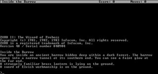 Zork 2 screenshot