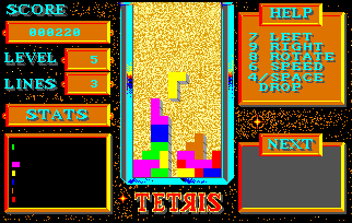 Tetris screenshot