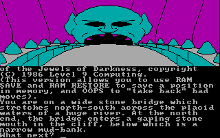 Jewels of Darkness Trilogy, The (a.k.a. Collosal Adventure, screenshot