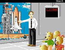 Barney Bear Goes to Space screenshot