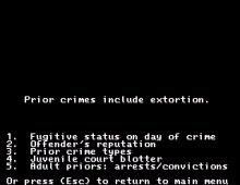 Crime and Punishment screenshot