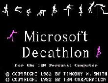 Microsoft Decathlon screenshot