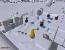 Snowball Action Puzzle, The screenshot