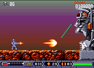 Turrican II screenshot