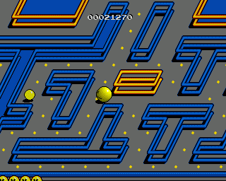 Pacmania screenshot